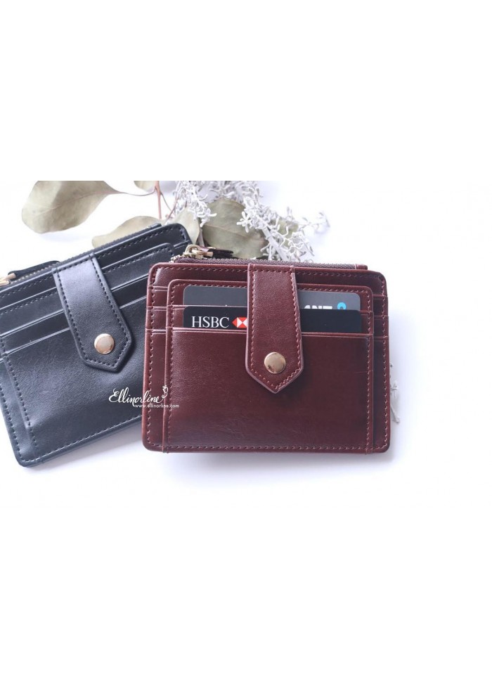 Leather Card Case (3 Slot Bolak Balik)